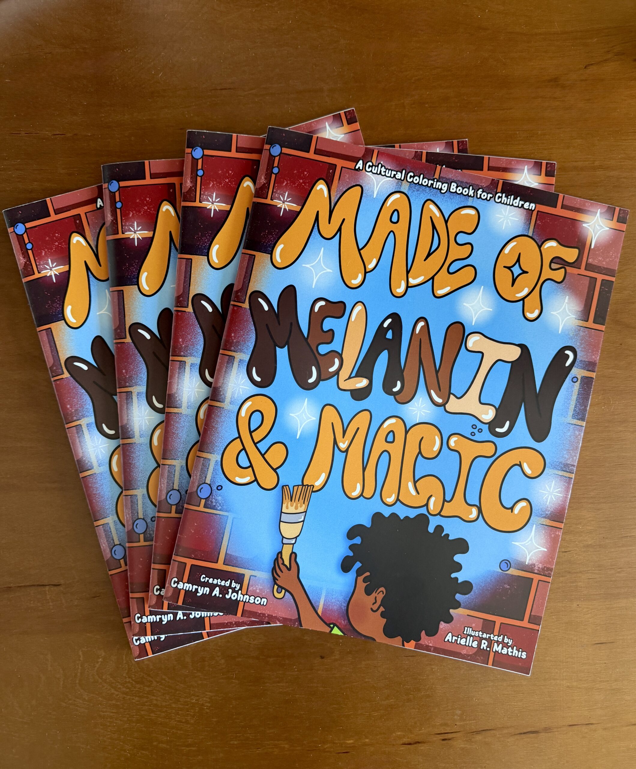 Made of Melanin & Magic Print Coloring Book